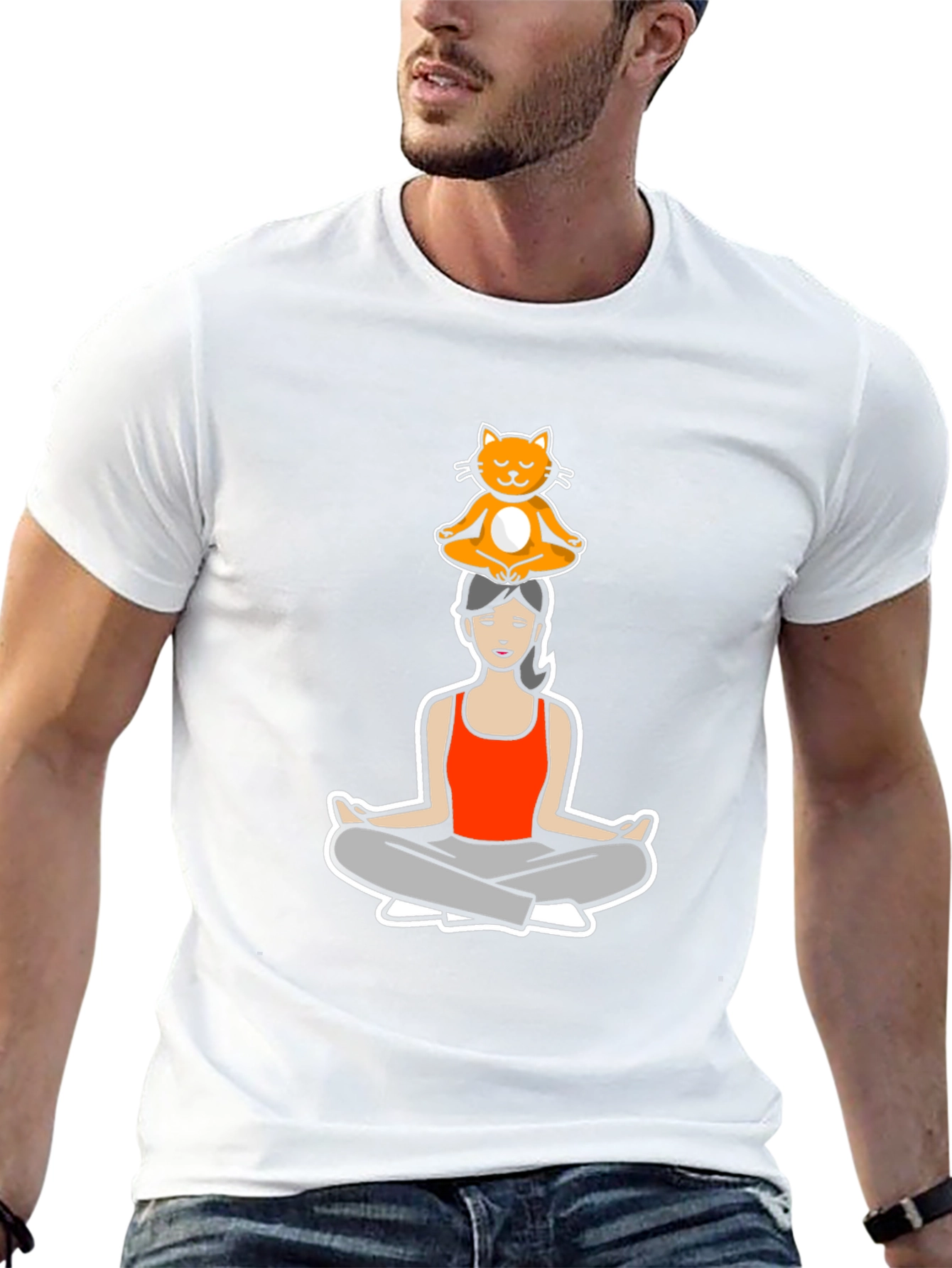 Yoga Cat T-Shirt - Zen Master Tee
