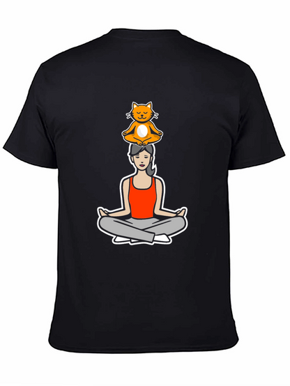 Yoga Cat T-Shirt - Zen Master Tee