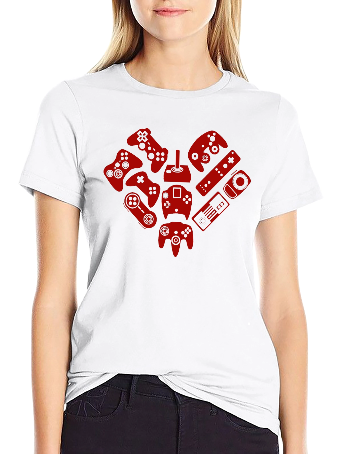 Gamer Heart T-Shirt - Controller Love