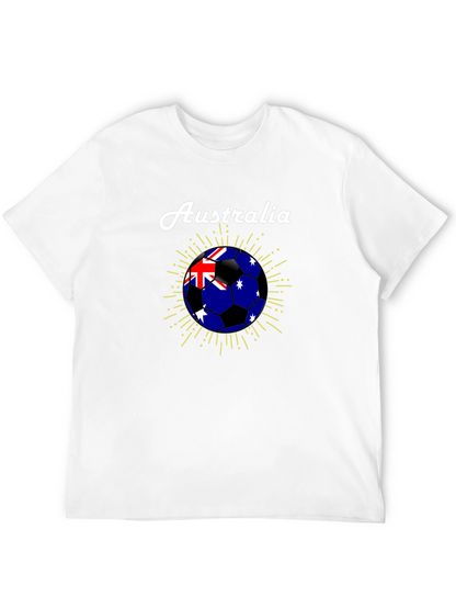 Australia Soccer Ball Graphic T-Shirt