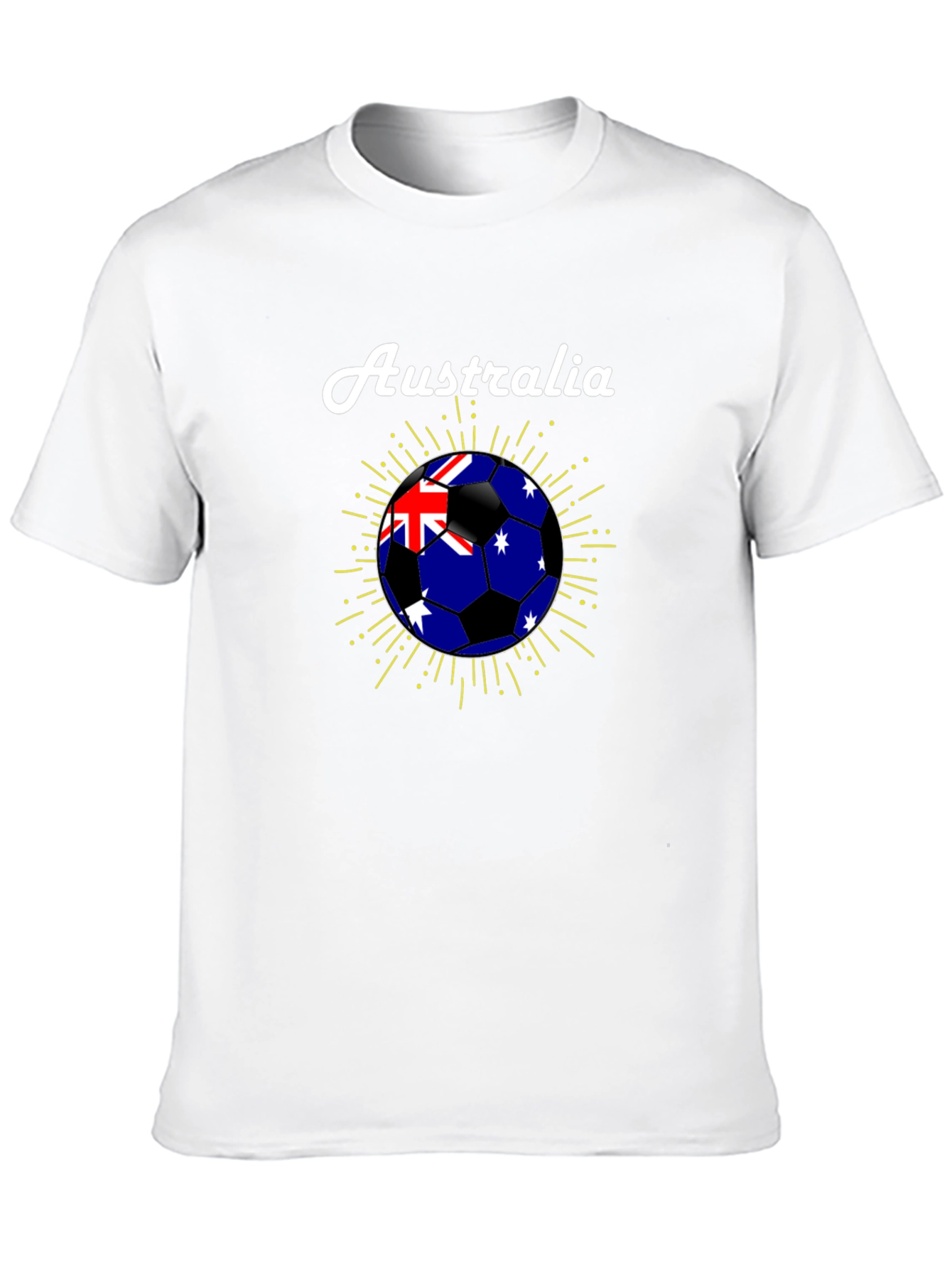 Australia Soccer Ball Graphic T-Shirt