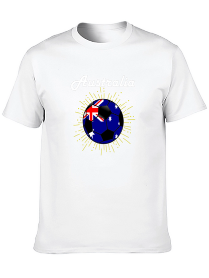 Australia Soccer Ball Graphic T-Shirt
