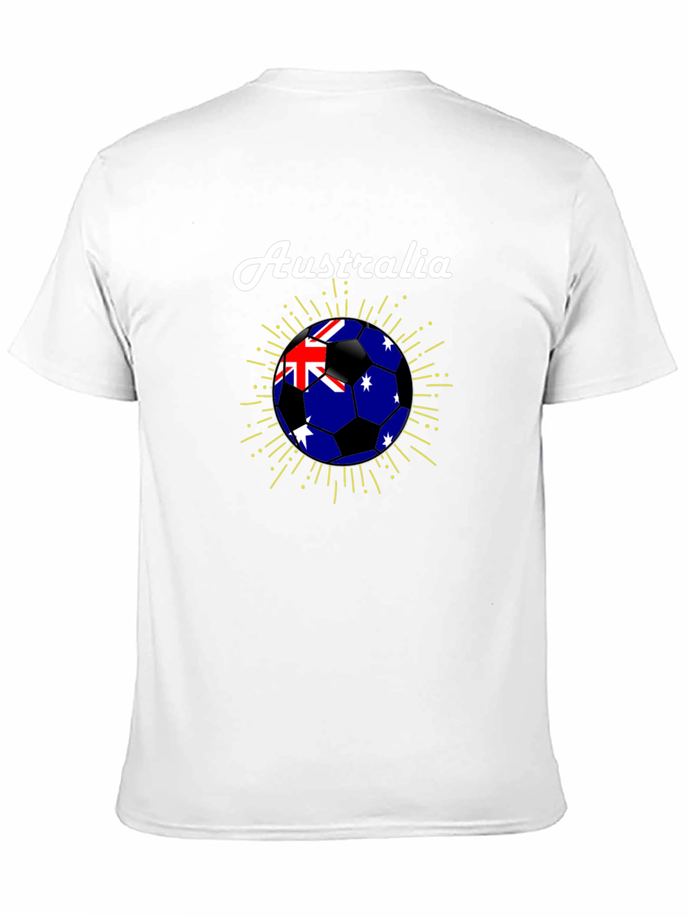 Australia Soccer Ball Graphic T-Shirt