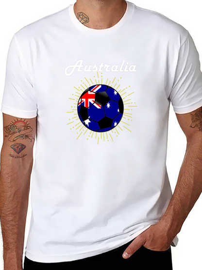Australia Soccer Ball Graphic T-Shirt