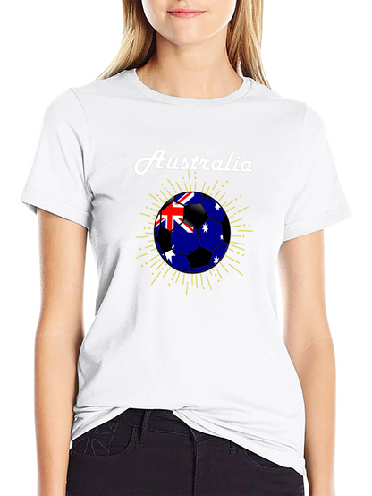 Australia Soccer Ball Graphic T-Shirt
