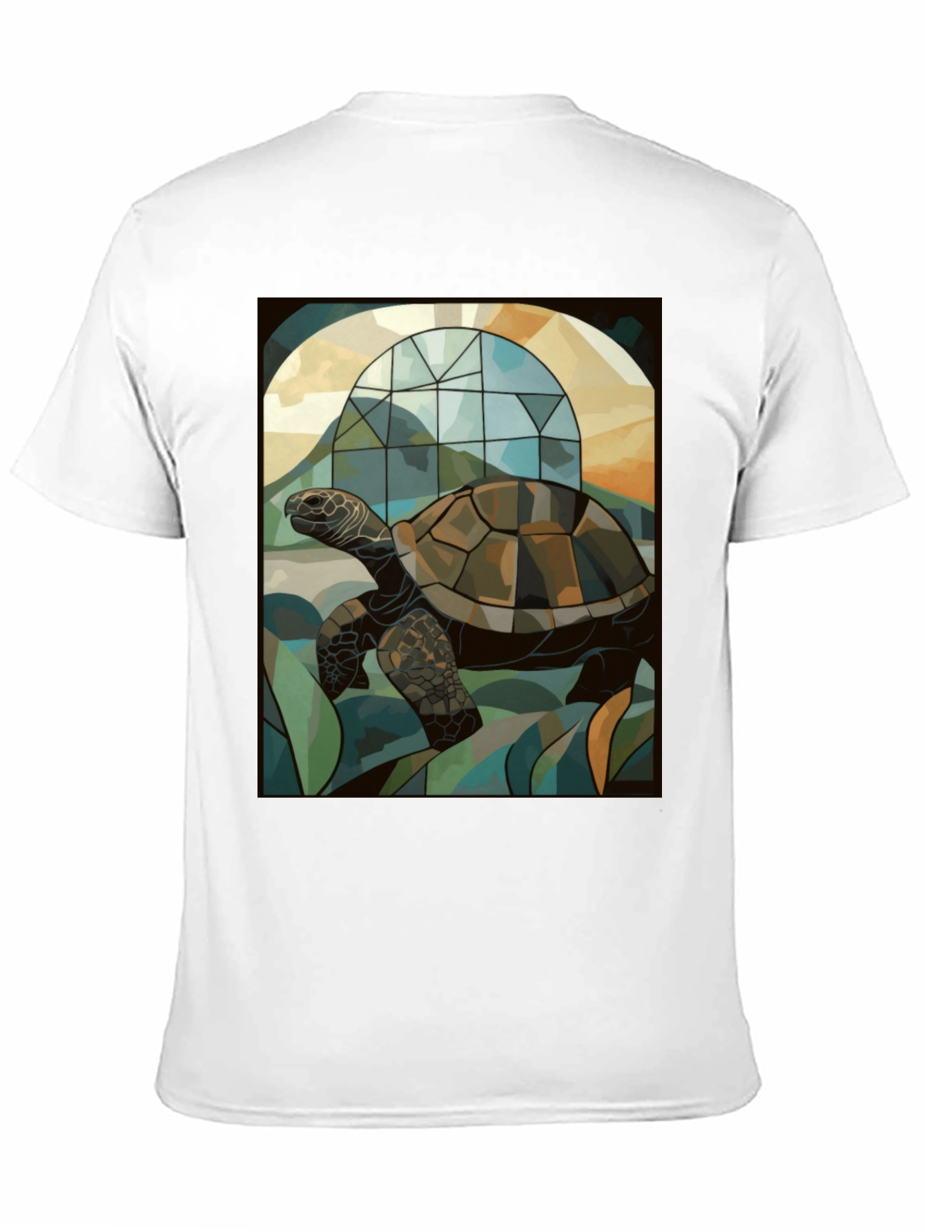 Turtle Stained Glass Graphic T-Shirt
