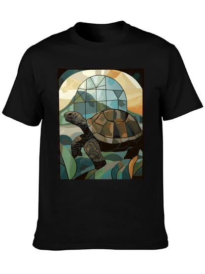 Turtle Stained Glass Graphic T-Shirt