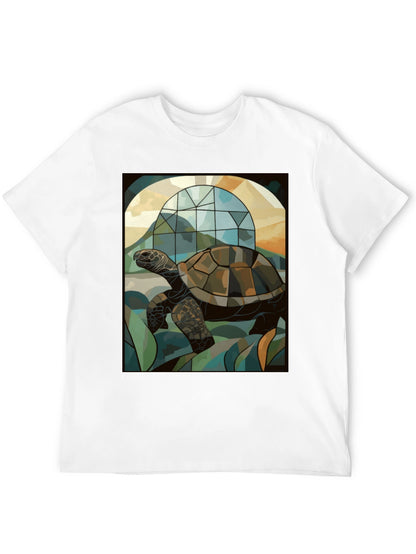 Turtle Stained Glass Graphic T-Shirt