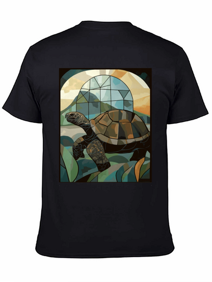 Turtle Stained Glass Graphic T-Shirt
