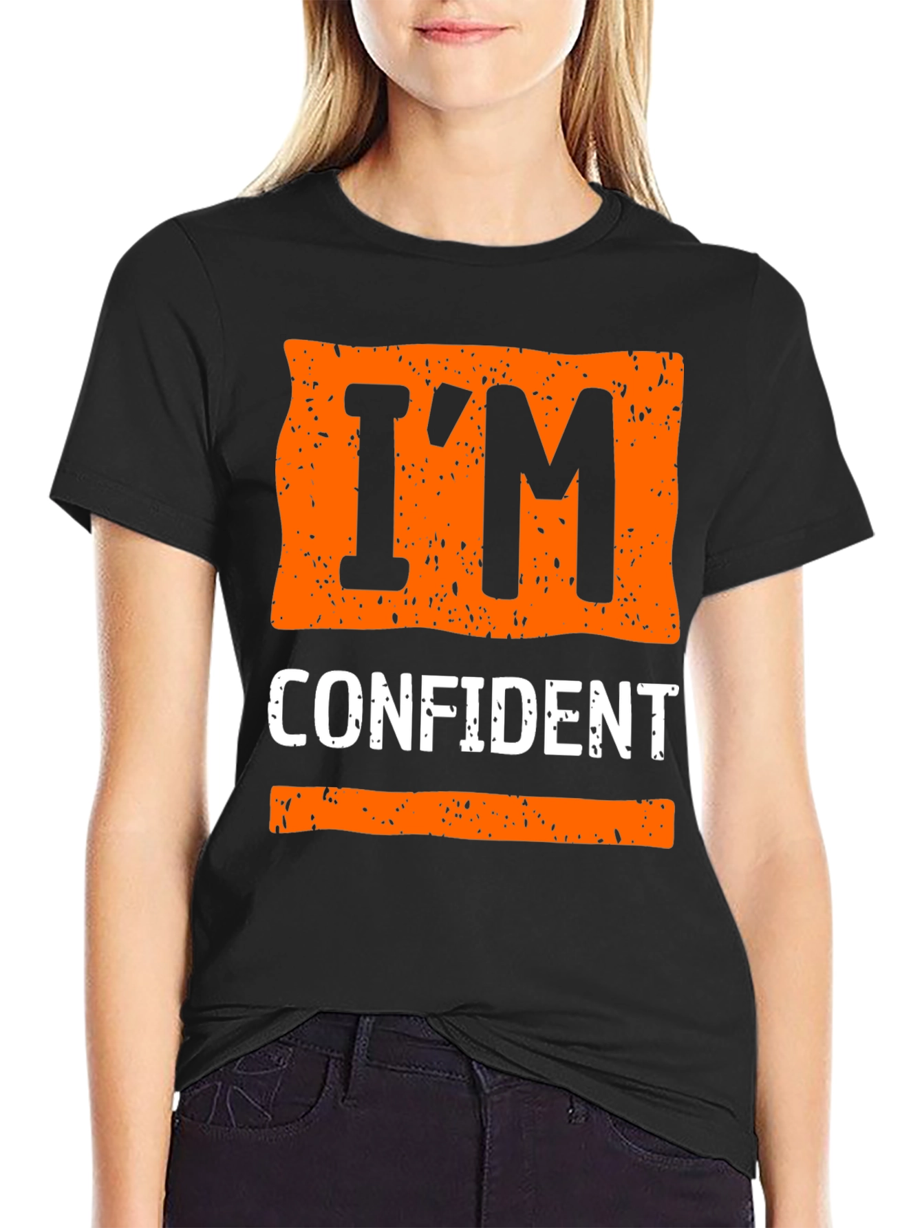Im Confident Graphic Tee - Trendy Casual Wear