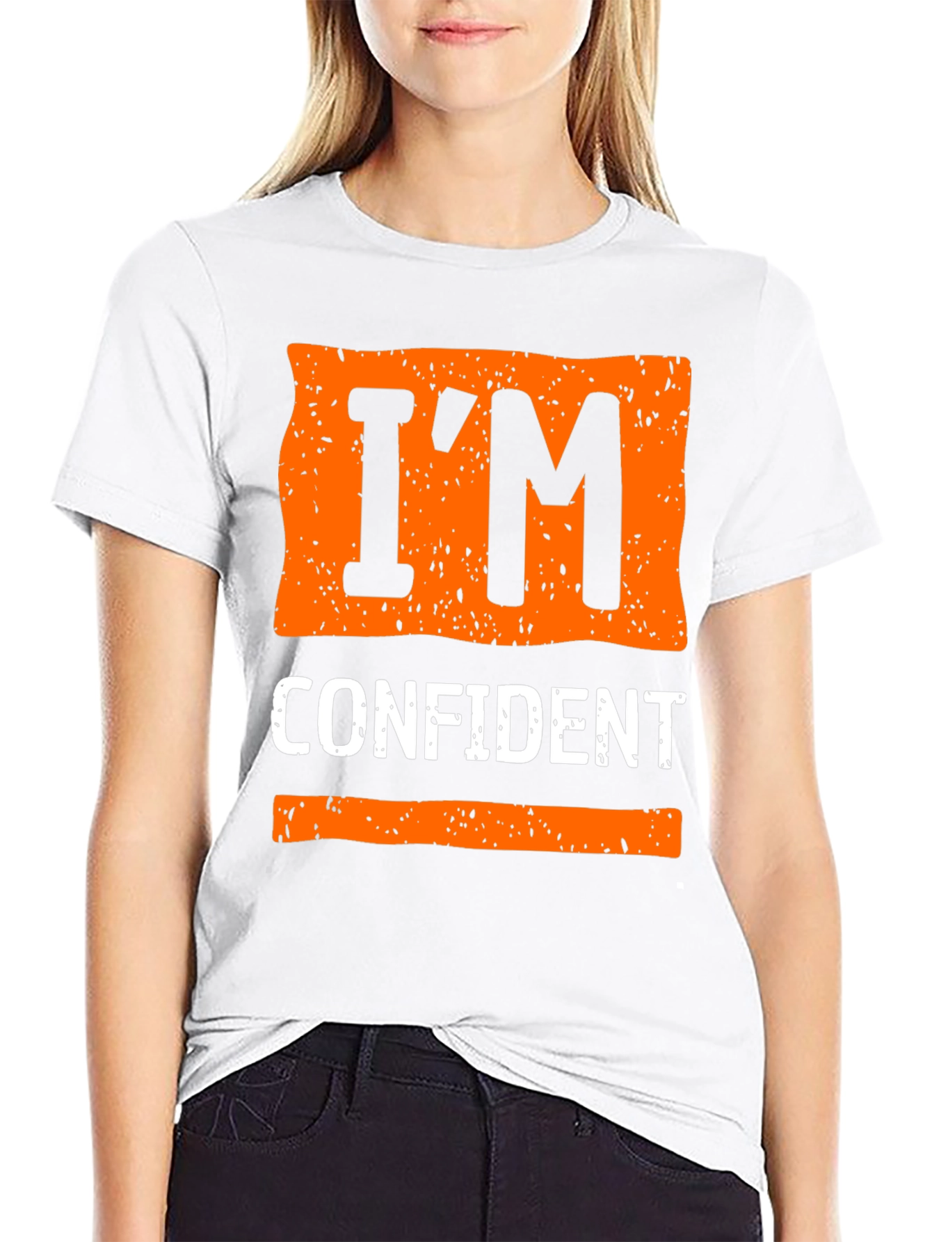 Im Confident Graphic Tee - Trendy Casual Wear