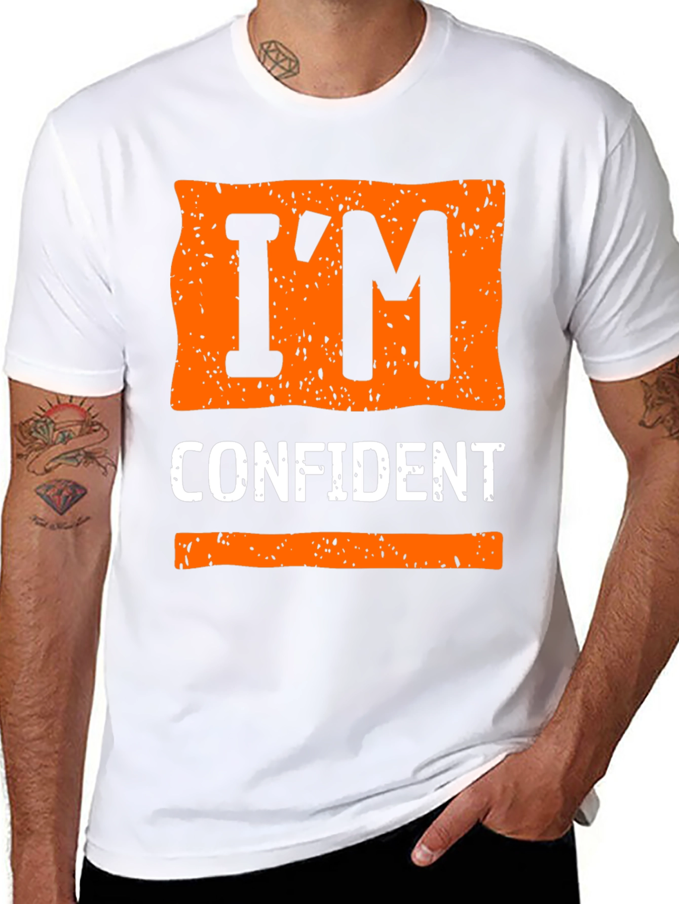 Im Confident Graphic Tee - Trendy Casual Wear