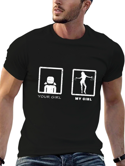 Your Girl vs. My Girl Graphic T-Shirt