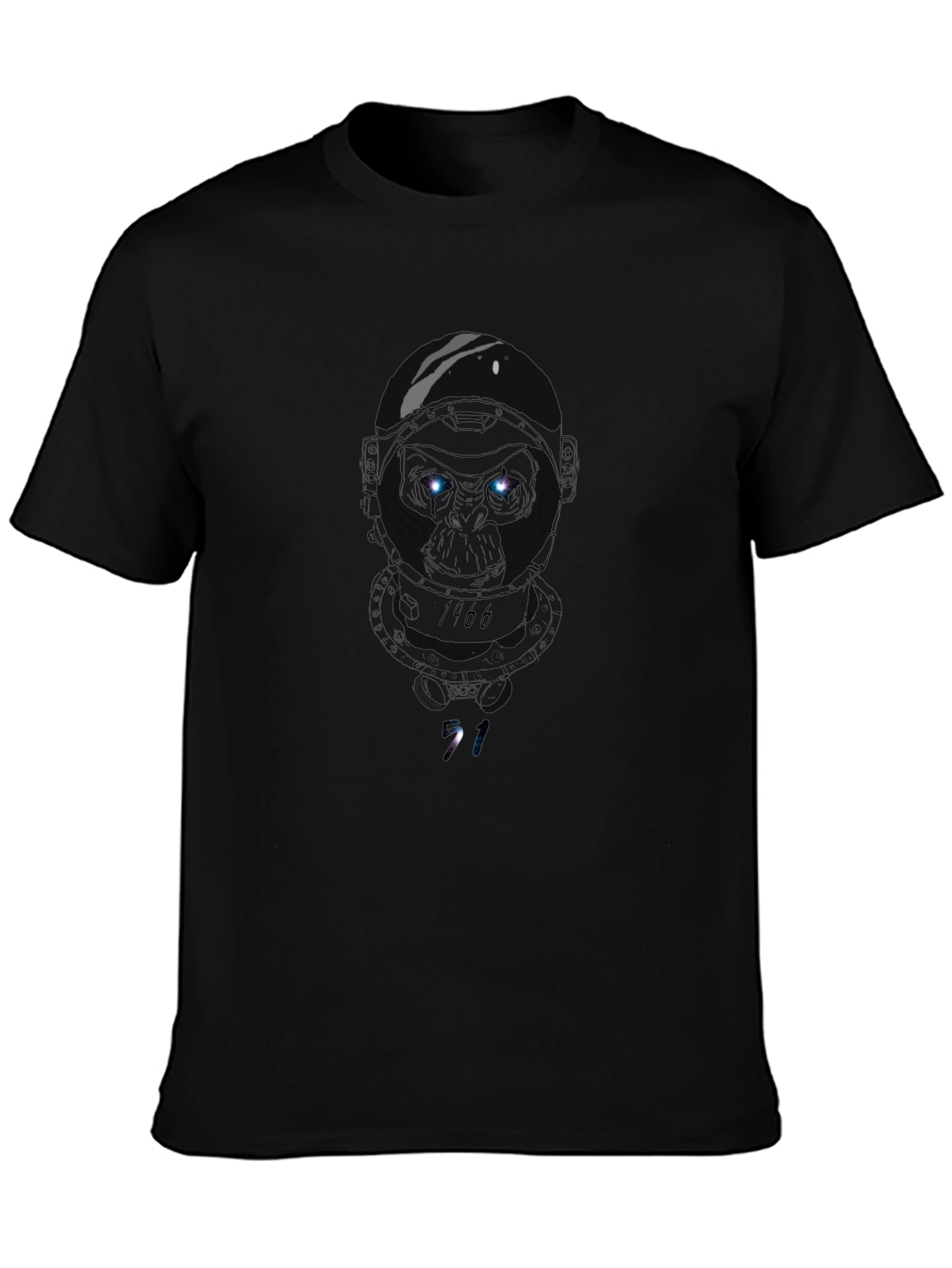 Astronaut Ape 1966 Graphic T-Shirt
