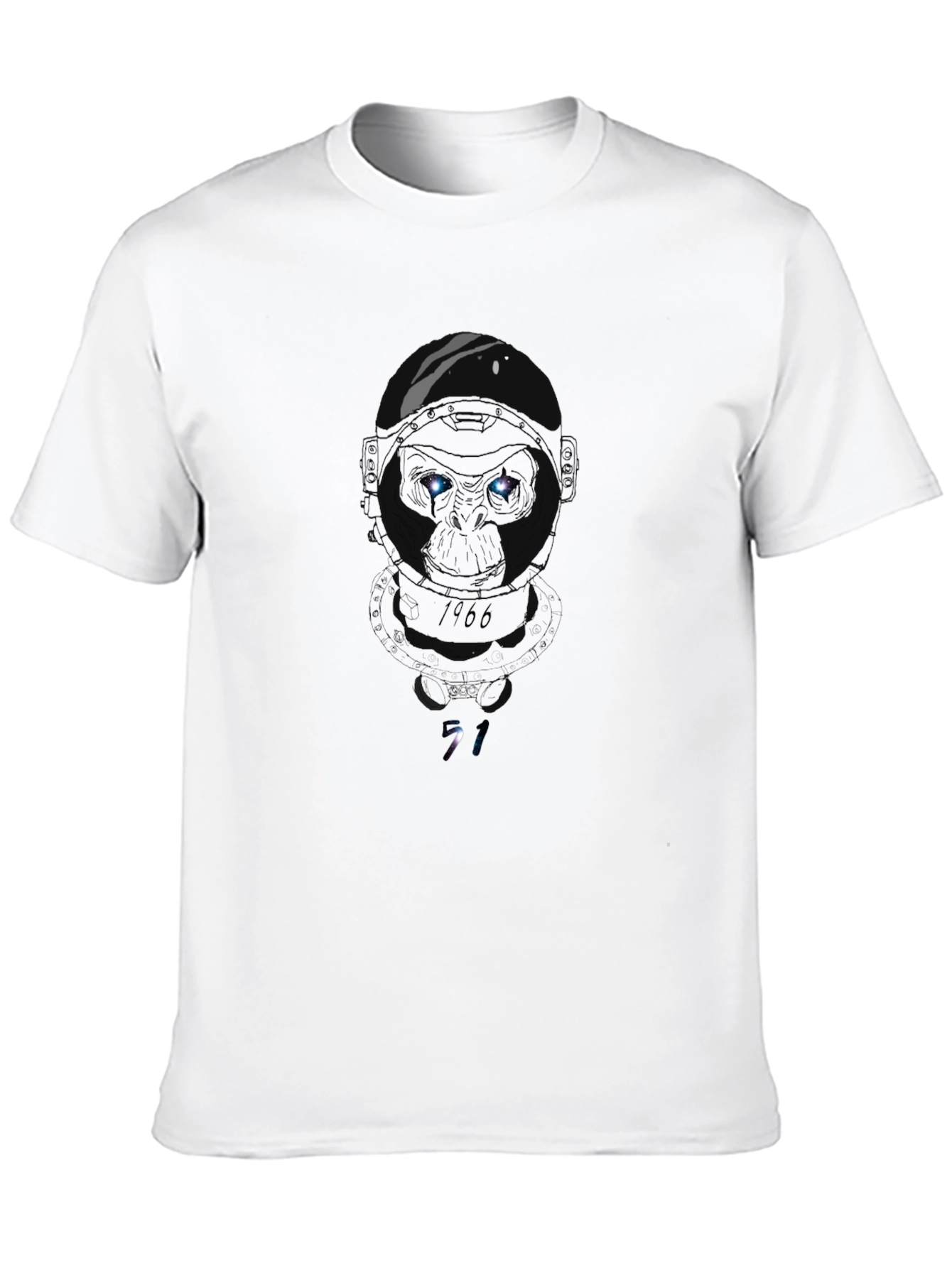 Astronaut Ape 1966 Graphic T-Shirt