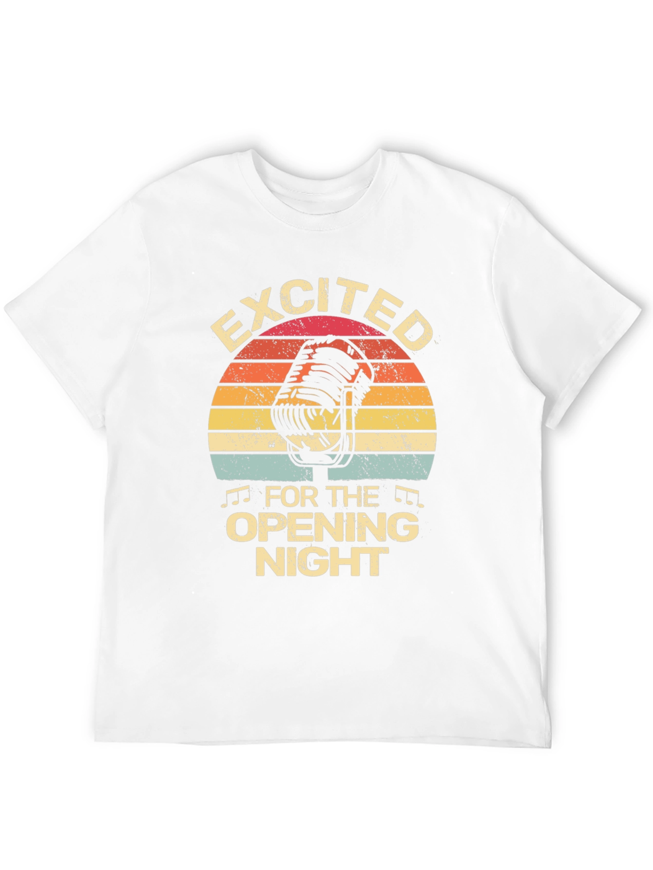 Excited For Opening Night Black T-Shirt