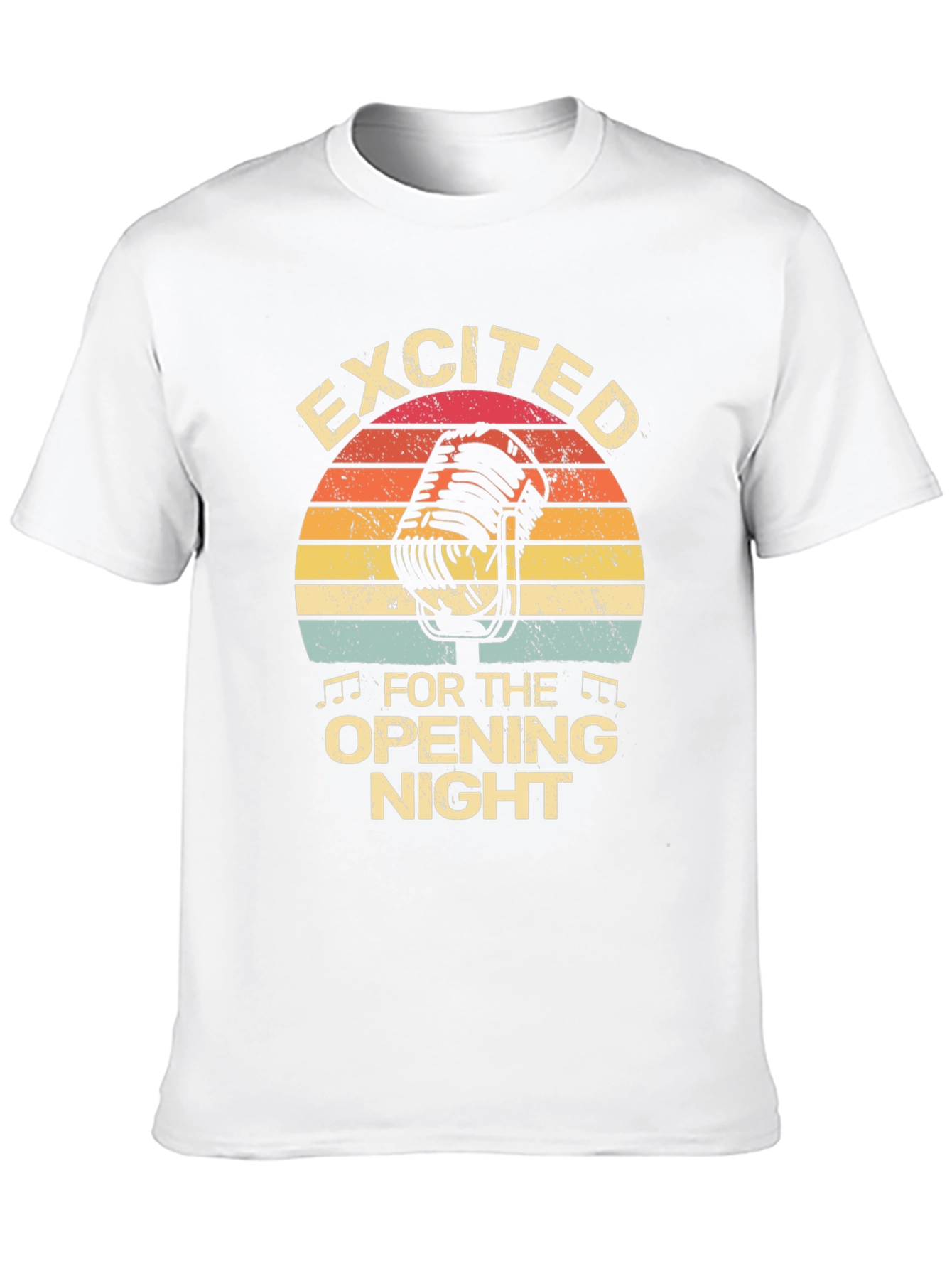 Excited For Opening Night Black T-Shirt
