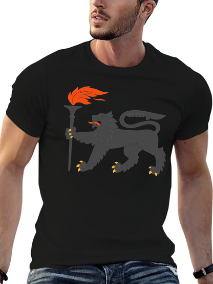 Lion Torchbearer Graphic Tee