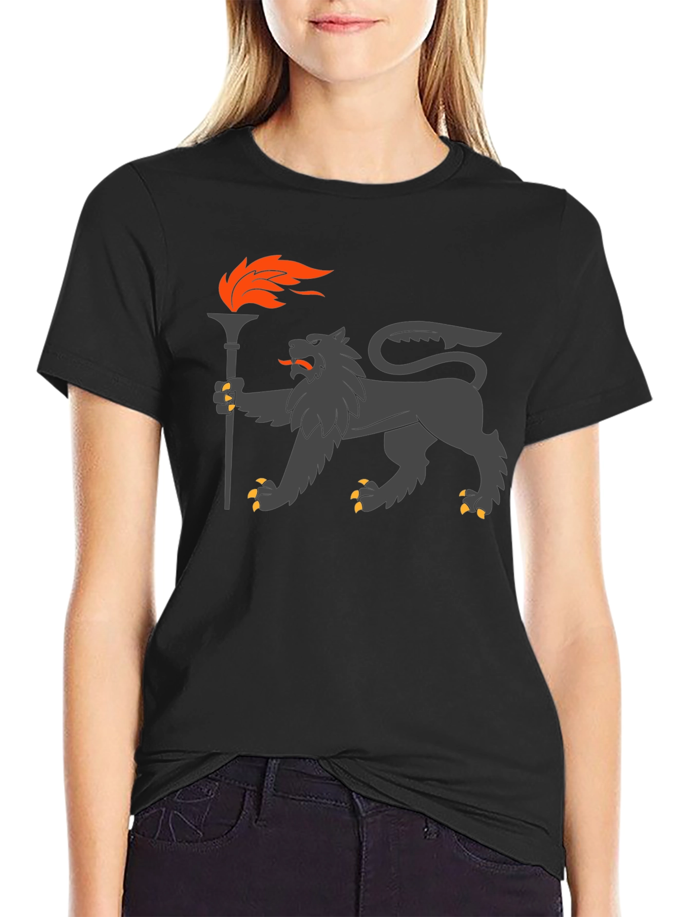 Lion Torchbearer Graphic Tee