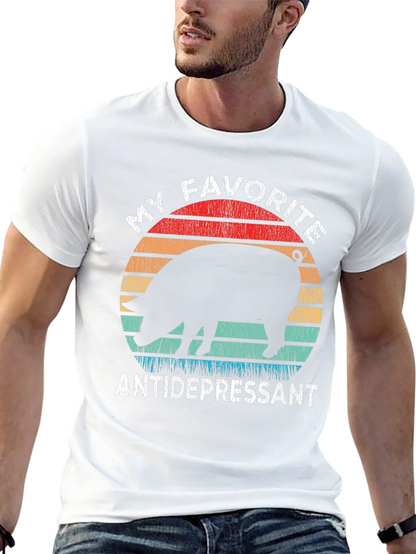 My Favorite Antidepressant Pig T-Shirt