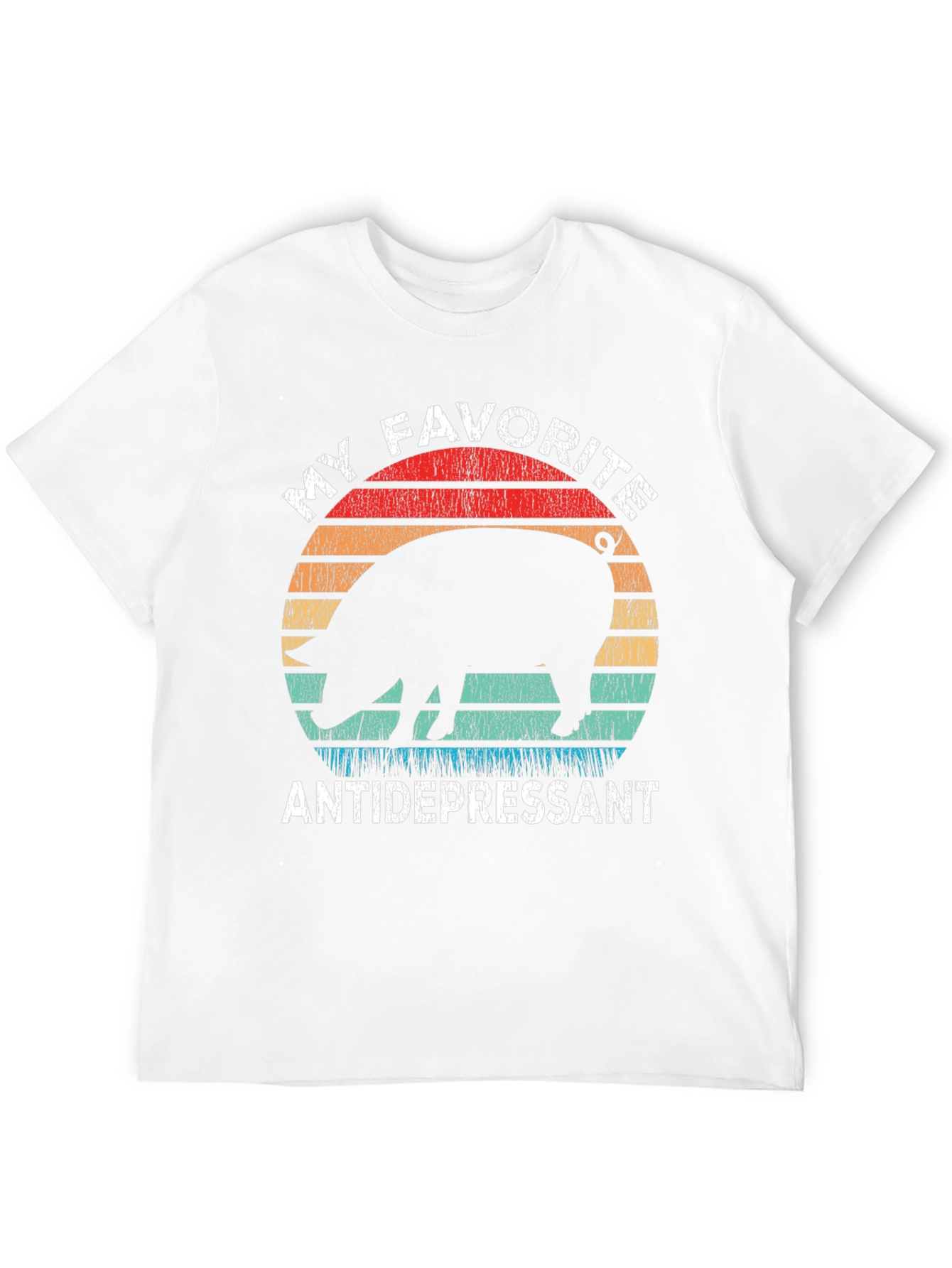 My Favorite Antidepressant Pig T-Shirt