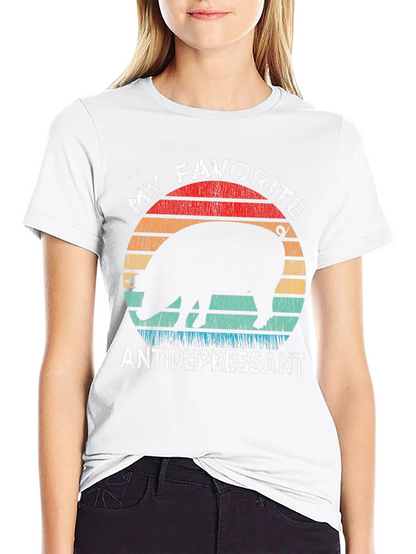 My Favorite Antidepressant Pig T-Shirt