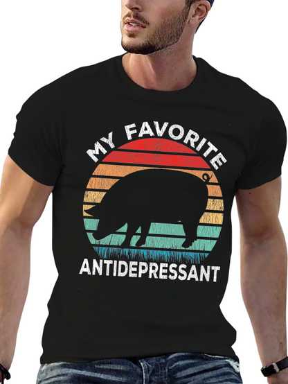 My Favorite Antidepressant Pig T-Shirt