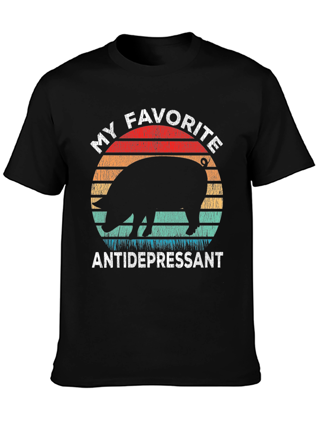 My Favorite Antidepressant Pig T-Shirt
