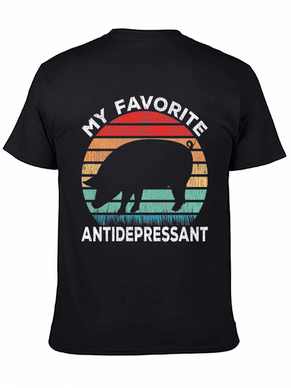 My Favorite Antidepressant Pig T-Shirt