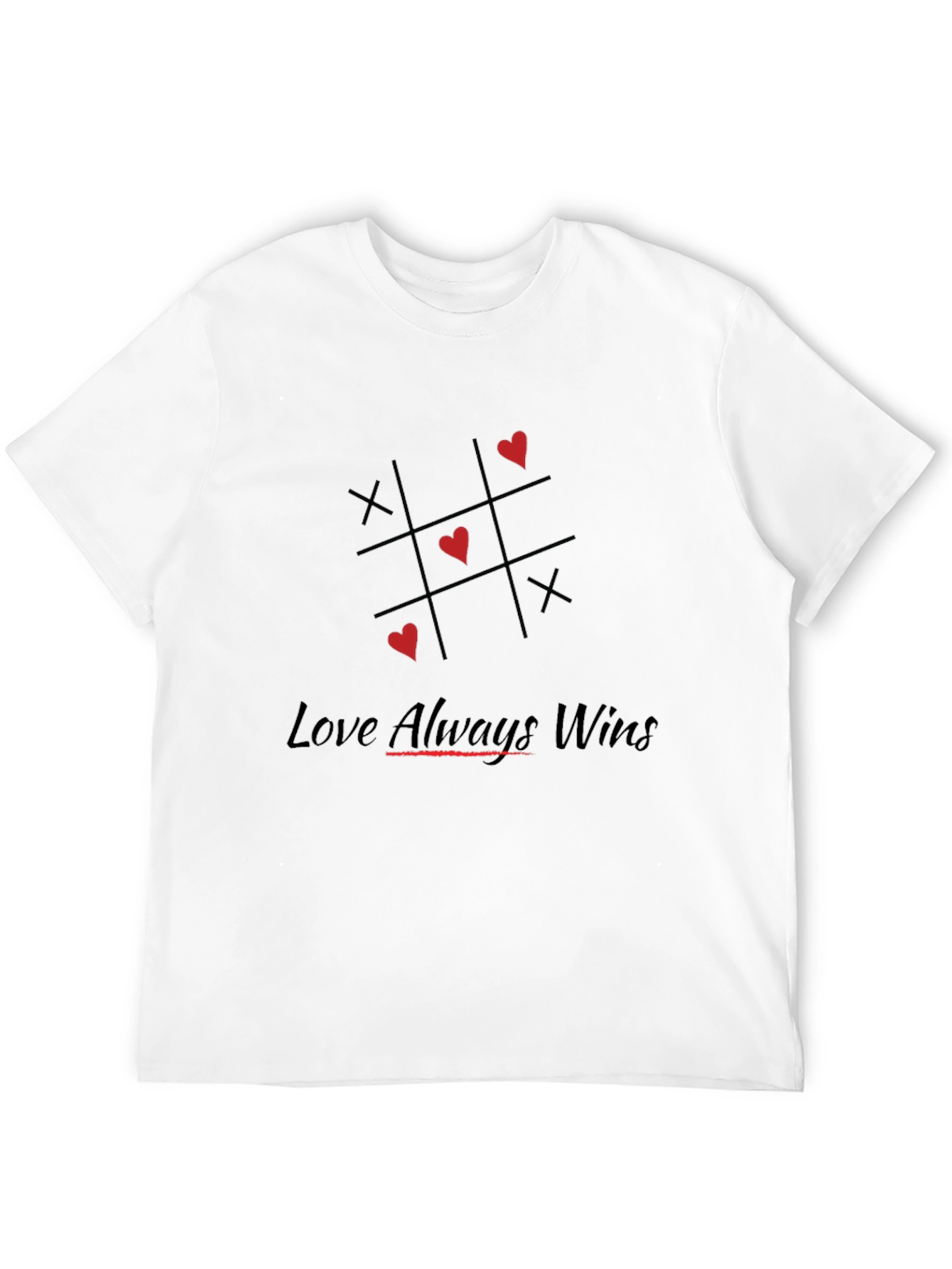 Love Always Wins Graphic Tee - Black