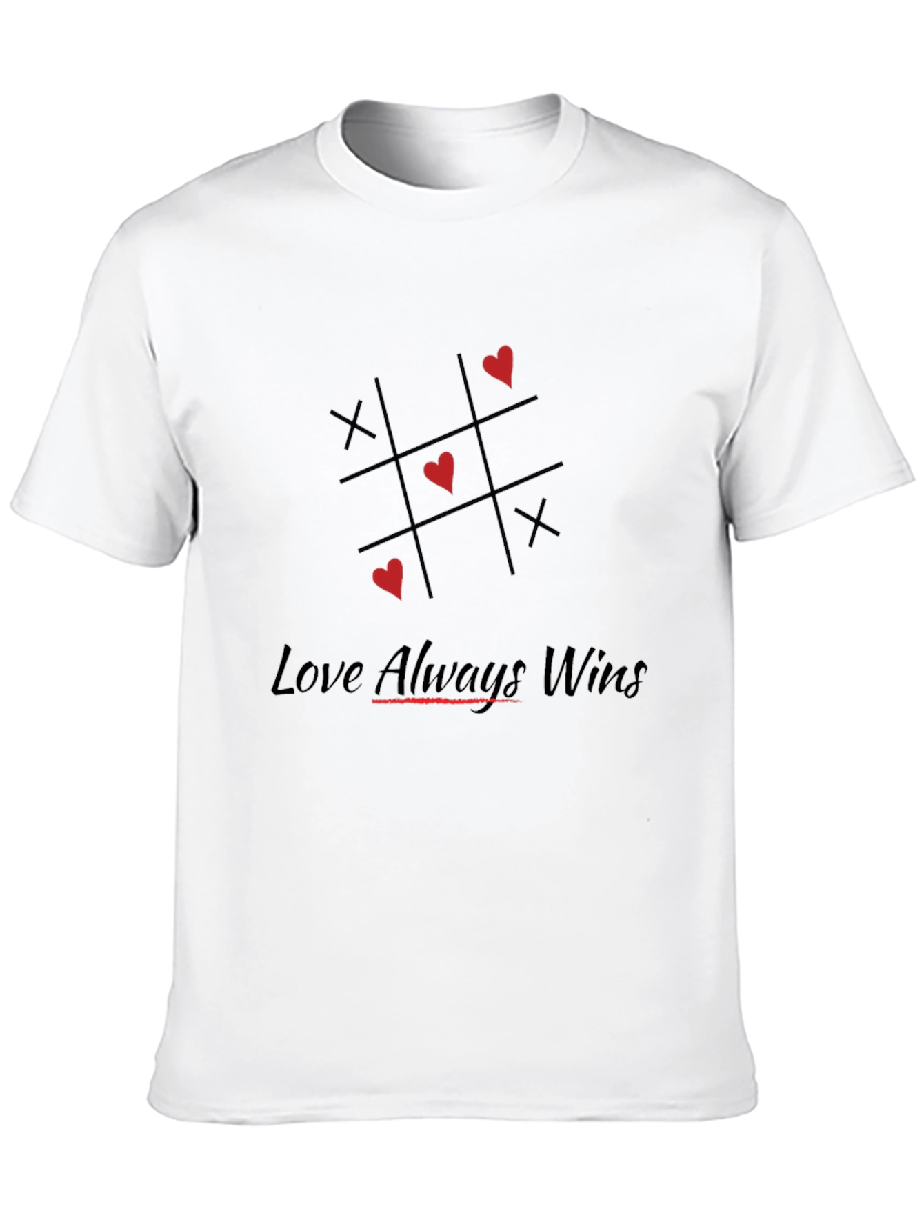 Love Always Wins Graphic Tee - Black