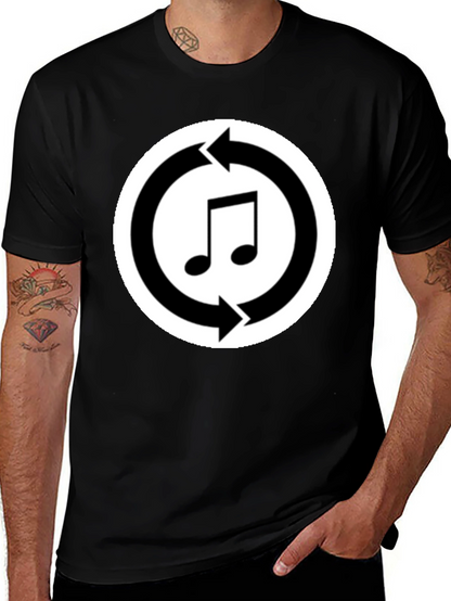 Musical Recycling Black T-Shirt
