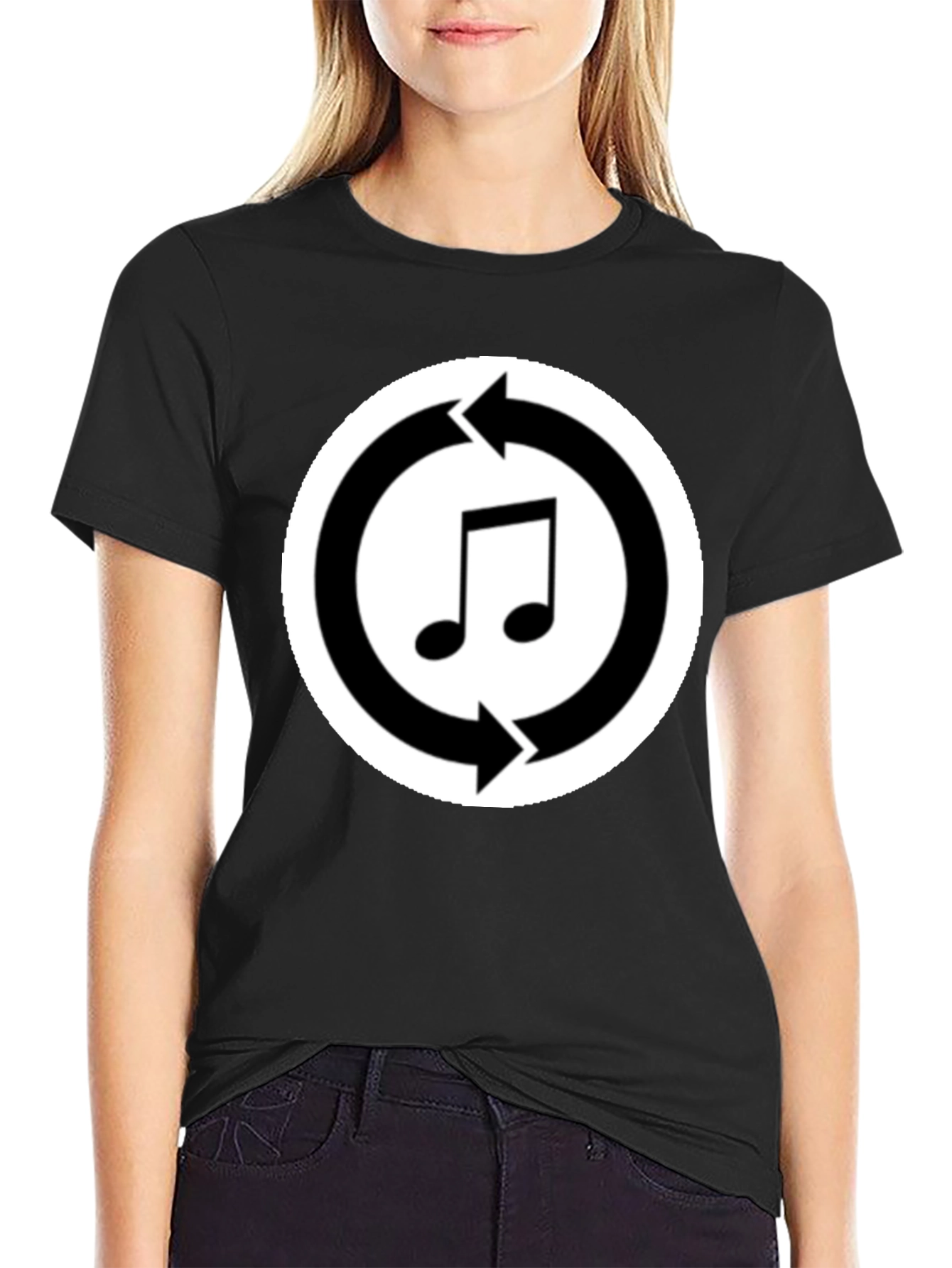 Musical Recycling Black T-Shirt