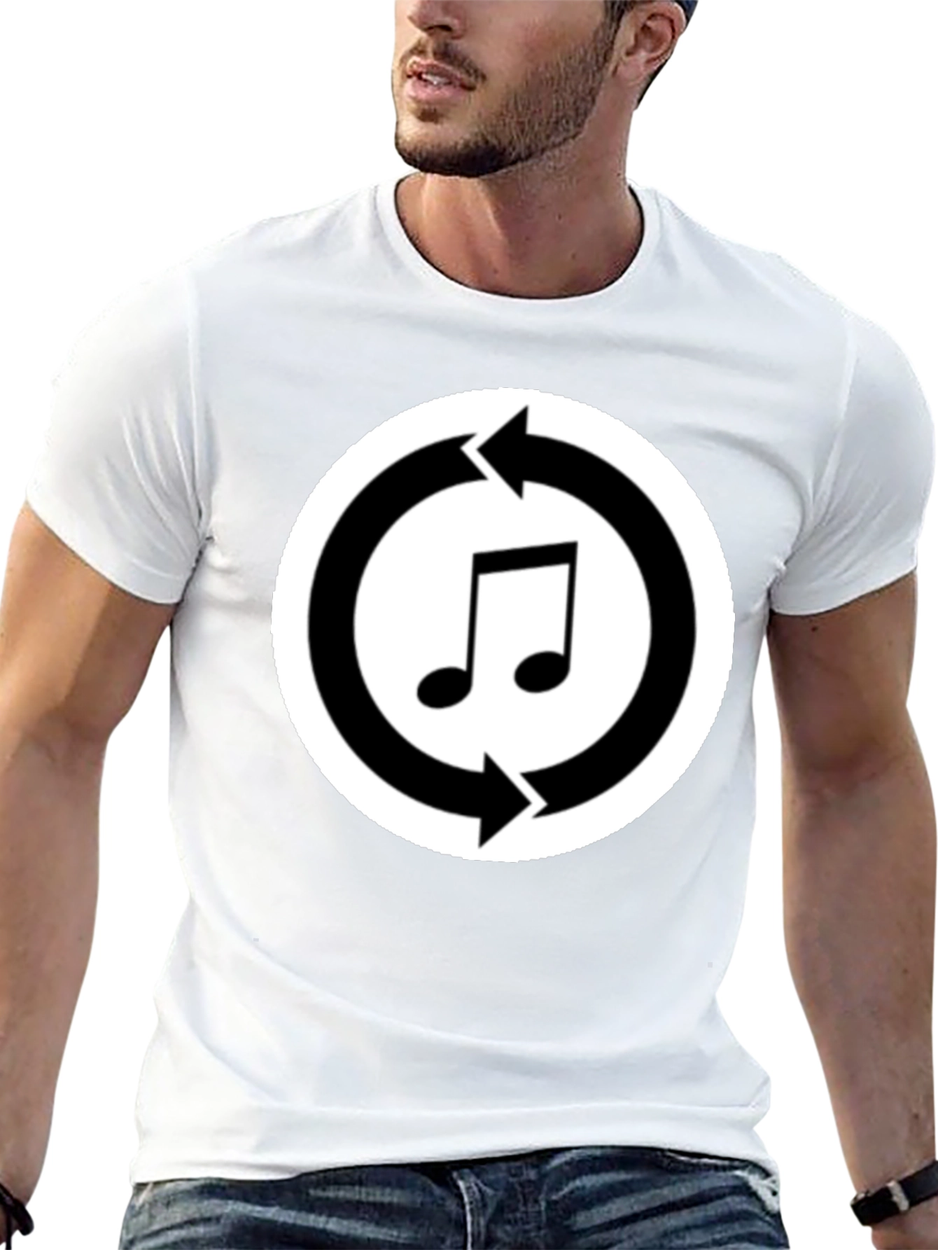 Musical Recycling Black T-Shirt