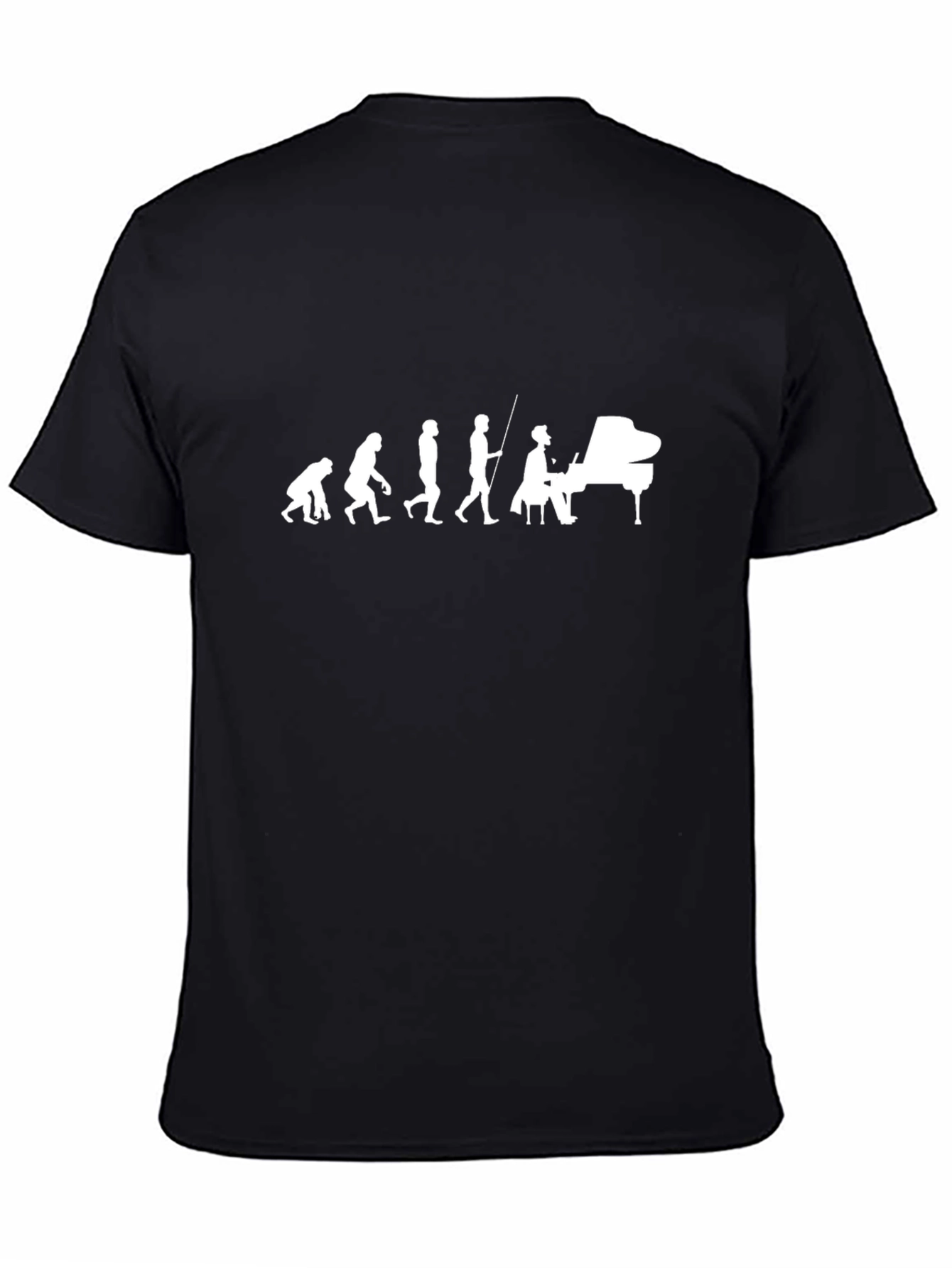 Evolution of Piano Player Tee
