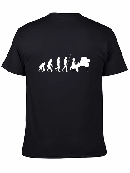 Evolution of Piano Player Tee