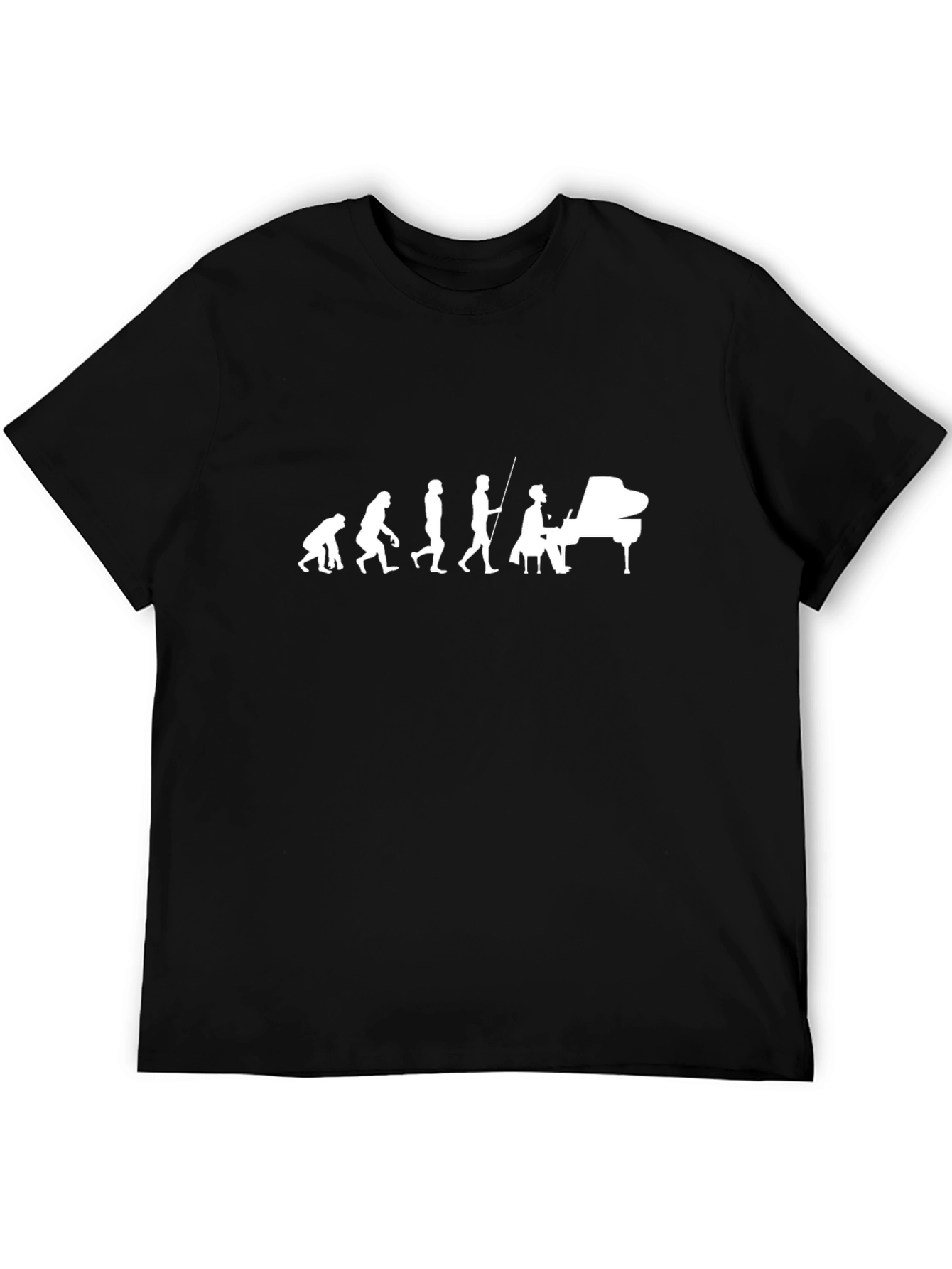Evolution of Piano Player Tee