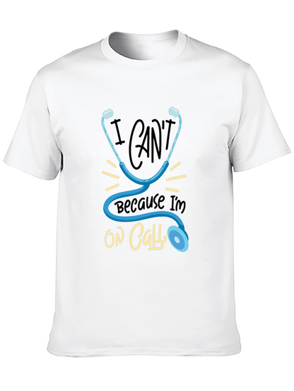 On Call Stethoscope Graphic T-Shirt