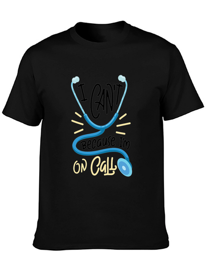 On Call Stethoscope Graphic T-Shirt
