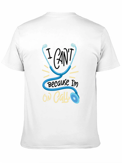 On Call Stethoscope Graphic T-Shirt
