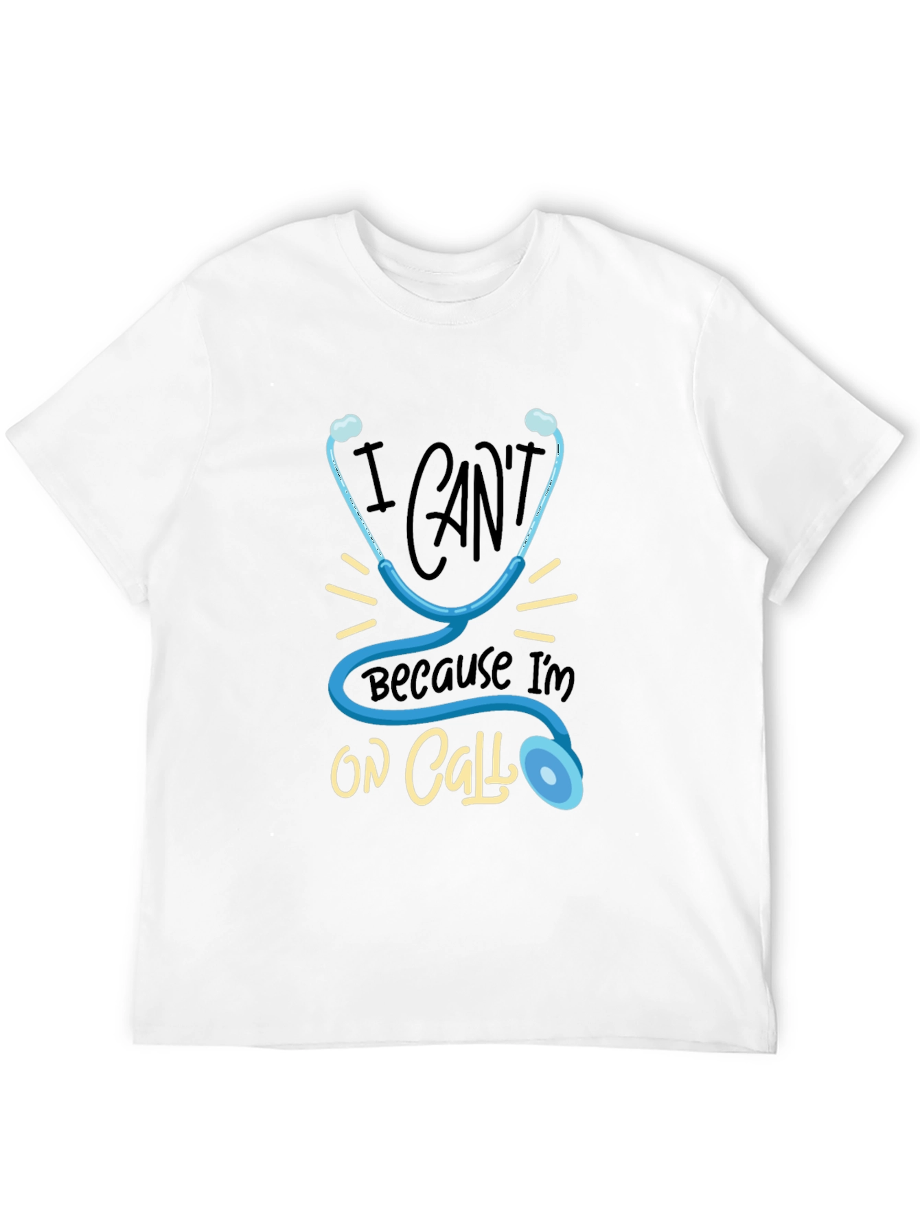 On Call Stethoscope Graphic T-Shirt