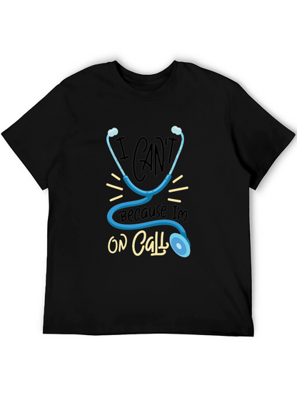On Call Stethoscope Graphic T-Shirt