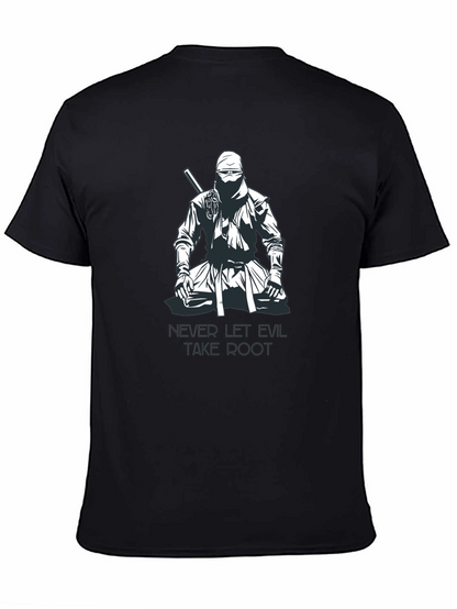 Ninja Graphic T-Shirt - Never Let Evil Take Root