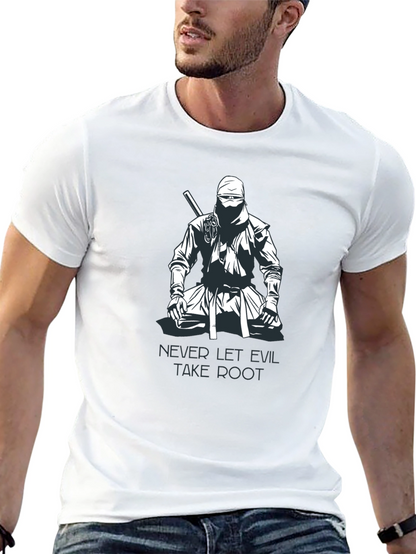 Ninja Graphic T-Shirt - Never Let Evil Take Root
