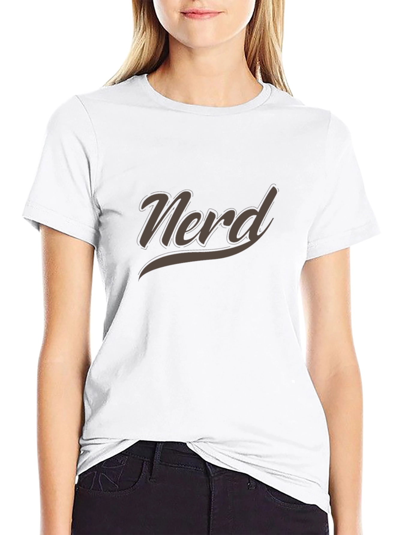 Nerd Graphic T-Shirt - Casual Short Sleeve Tee