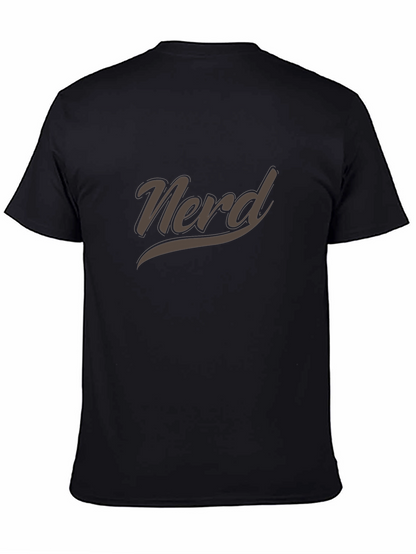 Nerd Graphic T-Shirt - Casual Short Sleeve Tee