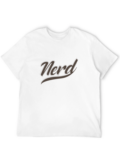 Nerd Graphic T-Shirt - Casual Short Sleeve Tee