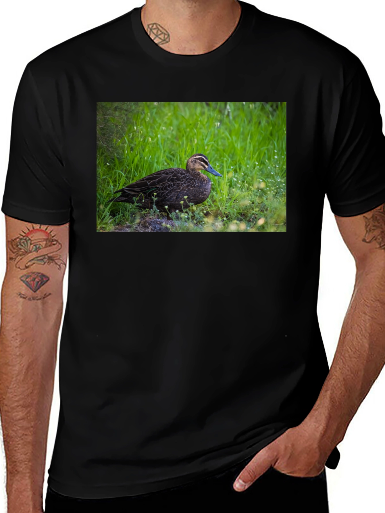 Duck Graphic Tee - Nature Lover Shirt
