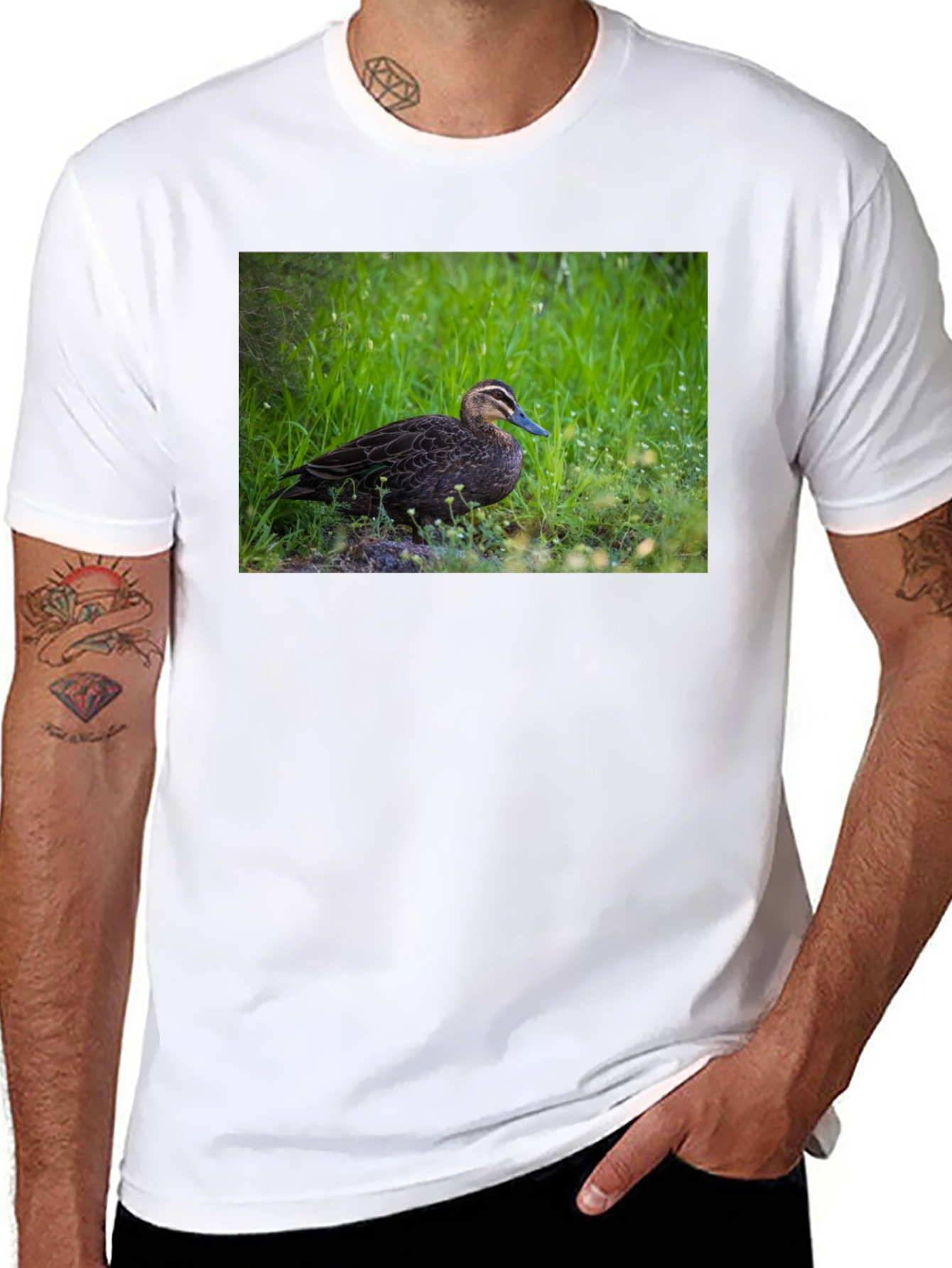 Duck Graphic Tee - Nature Lover Shirt