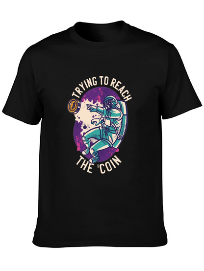 Reach the Coin T-Shirt - Crypto Astronaut